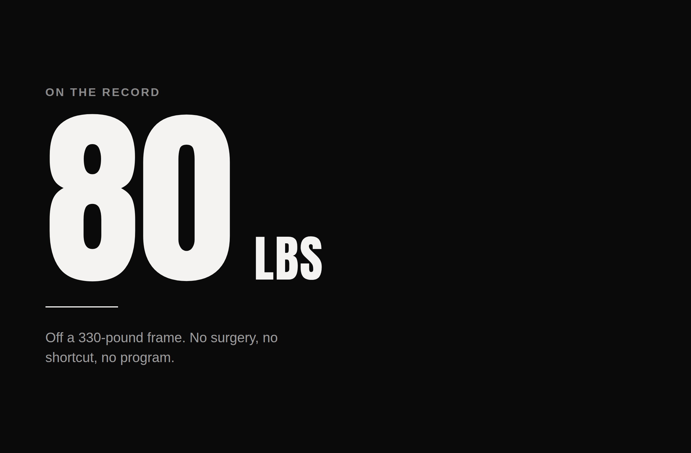 Typographic plate: eighty pounds lost from a 330-pound frame